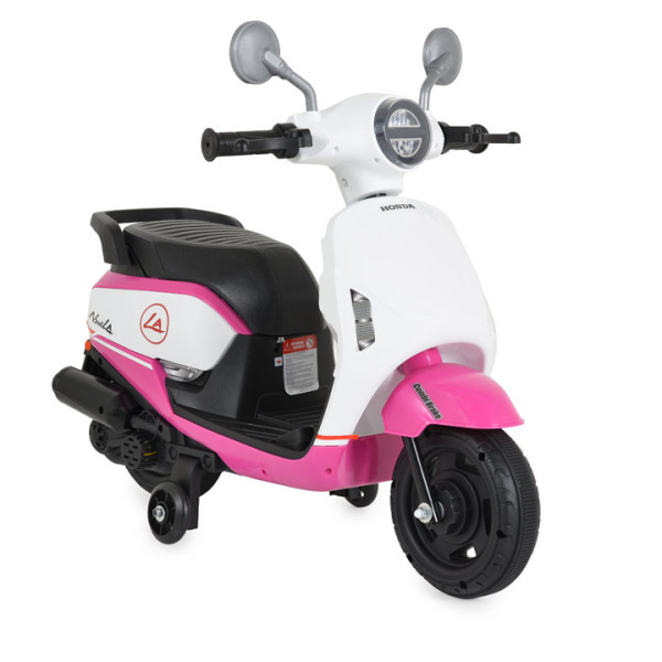 Детски акумулаторен мотор Honda NS125LA, До 30 кг, Розов