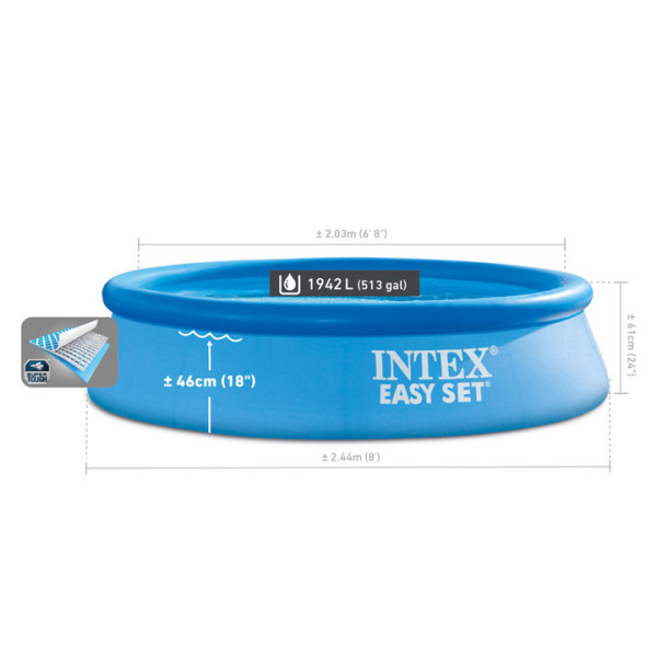 Басейн надуваем INTEX 28106NP 244х61см