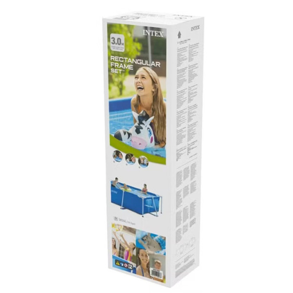 Басейн INTEX 28272 300 х 200 х 75 см, с метална рамка, правоъгълен