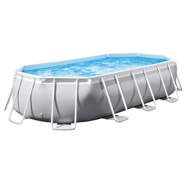 Басейн с метална рамка  Intex Prism, овал,610х305х122 см