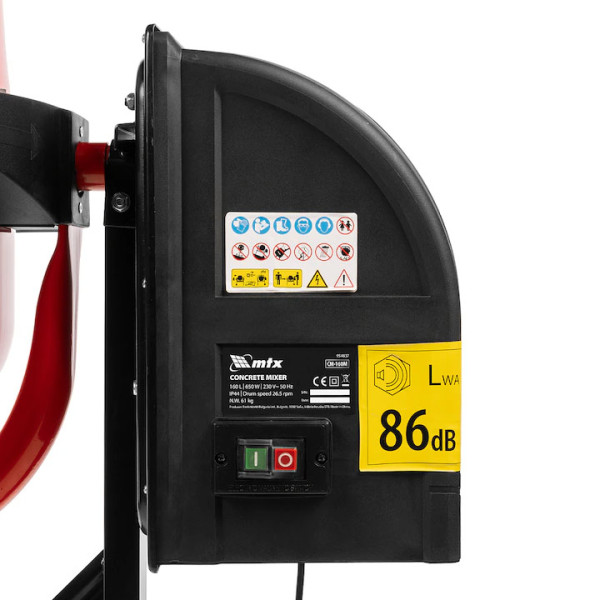 Бетонобъркачка MTX СМ-160M,160л, 650W