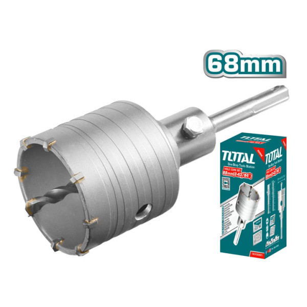 Боркорона с центрово свредло Total, Ø 68 x 110mm