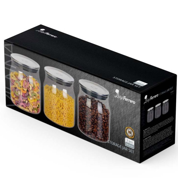 Буркани комплект Luigi Ferrero Vienna FR-4137 700ml 3 броя