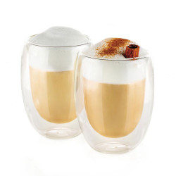 Чаша за капучино и лате Luigi Ferrero Coffeina FR-8063 350ml, 2 броя