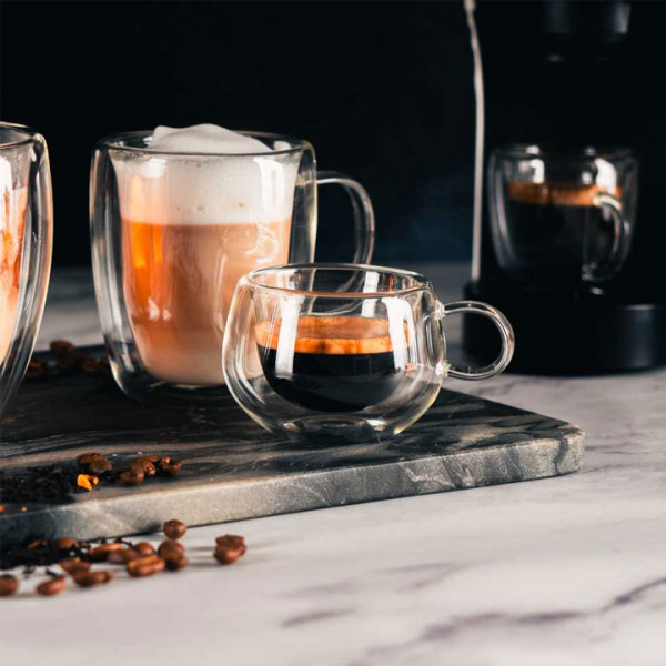 Чаша за експресо с дръжка Luigi Ferrero Coffeina FR-8016, 95ml, 2бр