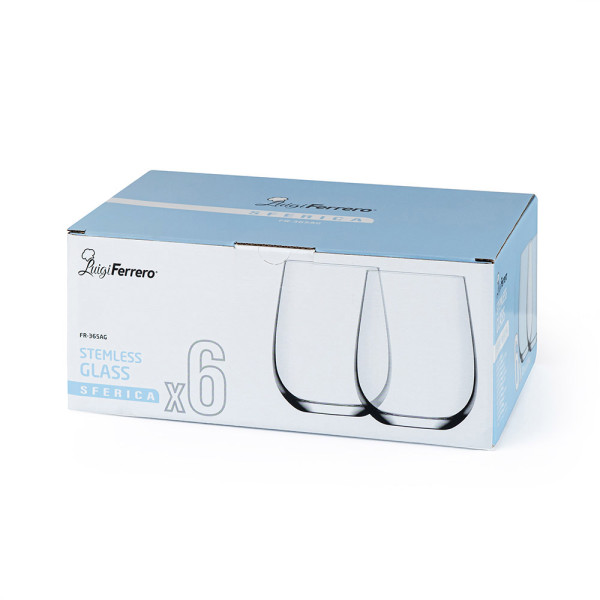 Чаша за вода Luigi Ferrero Sterica FR-365AG, 475ml, 6бр