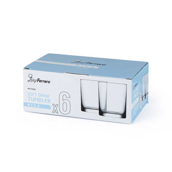 Чаша за уиски Luigi Ferrero Rica FR -316LR 280ml, 6бр