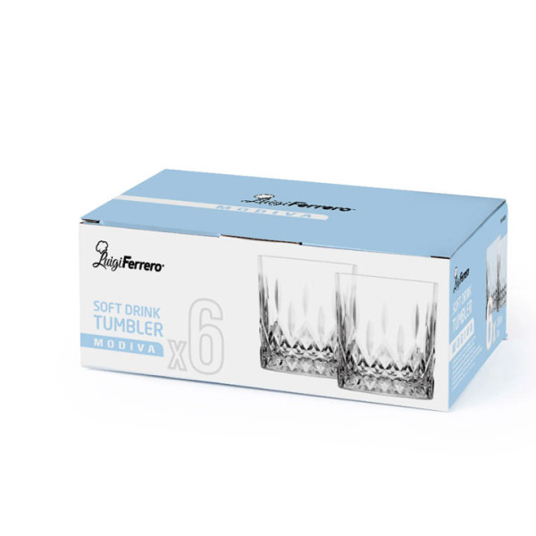 Чаша за уиски Luigi Ferrero Modiva FR-430OD 330ml, 6 броя