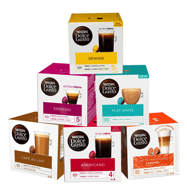 Капсули Nescafé Dolce Gusto Пакет 10бр кутии с Подарък кафе мащина Piccolo XS