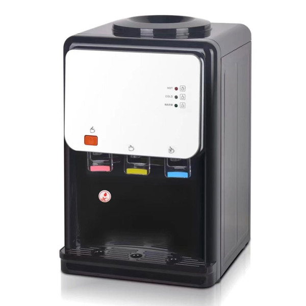 Диспенсър за вода Elite WDC-2523BL, Компресорен, Черен/бял