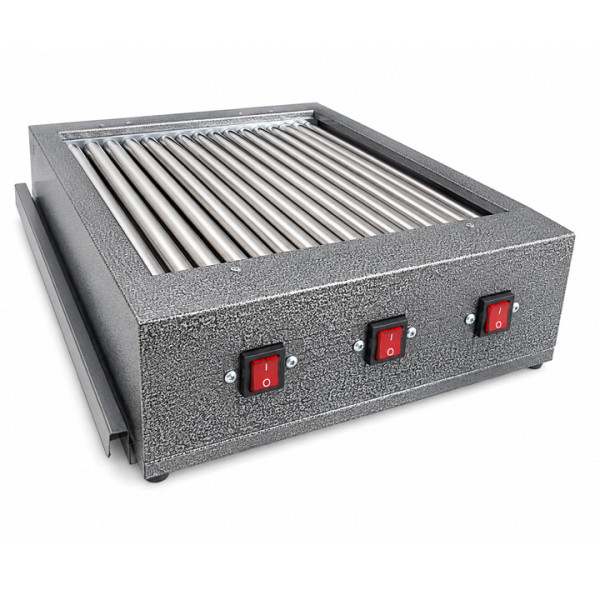Електрическа скара Аида 3000W с 3 ключа неръждаема