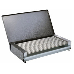 Скара АИДА 2000W, с капак, Неръждаема стомана