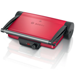 Електрическа скара BOSCH TCG4104, 2000W, Червен