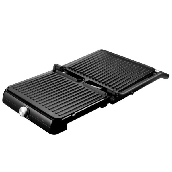 Тостер-сандвич Rosberg R51442M,2000W  инокс/черен