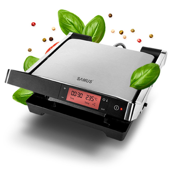 Електрическа скара SAMUS GTS-2030 ACX, черен