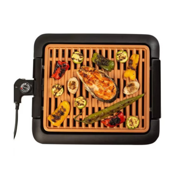 Бездимна скара Voltz V51015E,25.5х30 см, Черен/оранжев