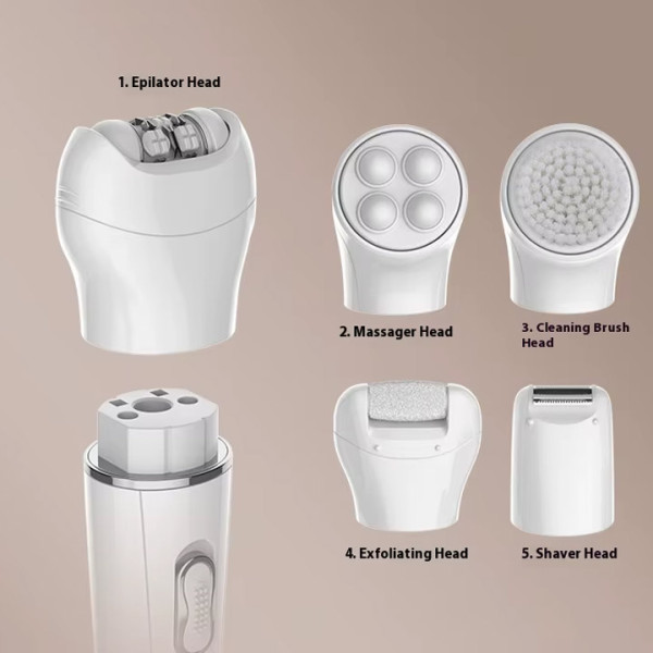 Mултифункционален дамски депилатор за лице Keda KD-199 5в1