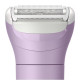 Безжична самобръсначка за жени PHILIPS BRL114/00, Мокро и сухо бръснене, 80 мин, Тример, Лилава