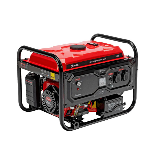 Бензинов генератор MTX RS-4000 946115, 3,3 kW, 230 V, AVR, Ръчен стартер