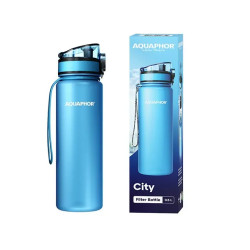 Филтрираща бутилка Aquaphor City, 500 мл, Ледниково синьо