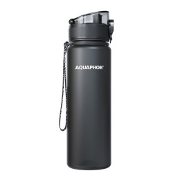 Бутилка Aquaphor - City, Filter, 0.5 l, черна