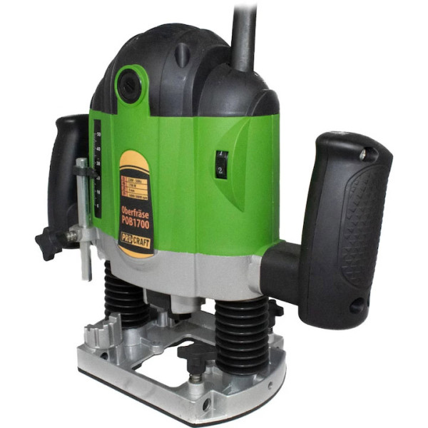 Фреза Procraft POB1700, 1200W, ф6-8мм, 12фрези