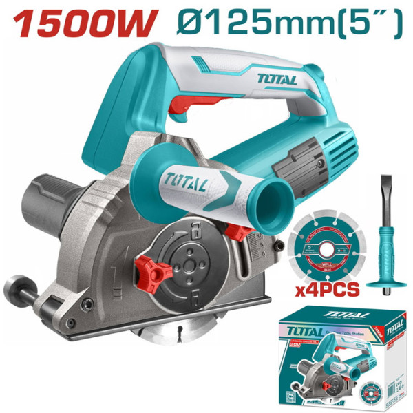 Фреза за канали TOTAL TWLC1256, Ф125мм,1500W