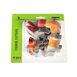 Форми за бисквити Luigi Ferrero FR-1193S, 4бр