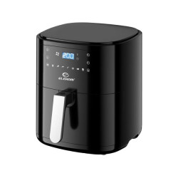 Фритюрник Airfryer ELEKOM ЕК-6002D, 6л, 7 програми, 1700 W, Черен