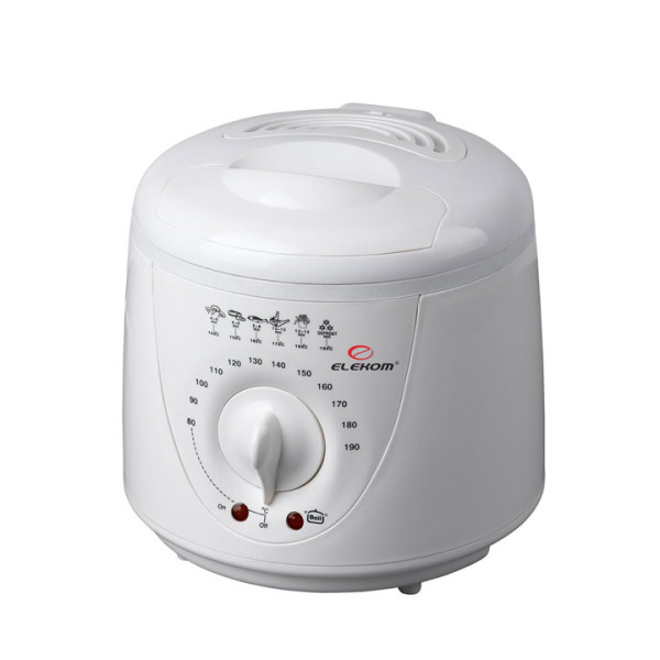 Фритюрник Elekom EK 803, 1л.,  950 W, Бял