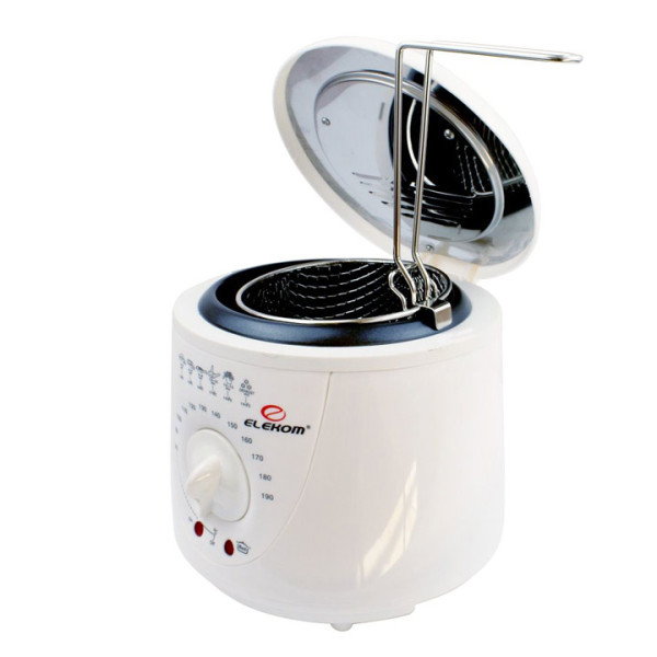 Фритюрник Elekom EK 803, 1л.,  950 W, Бял