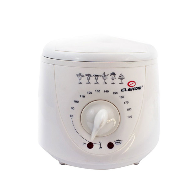 Фритюрник Elekom EK 803, 1л.,  950 W, Бял