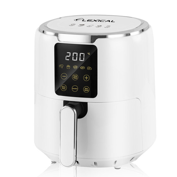 Еър фрайър Lexical Airfryer LAF-3026-2, 1300 W, 4.5 L, 5 програми, LED дисплей, Черен