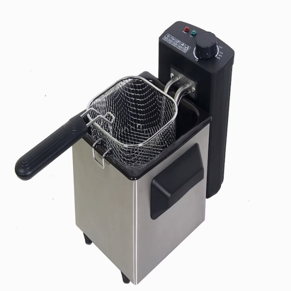 Фритюрник Muhler DF-15IX, 1.5л., неръждаема стомана, сив