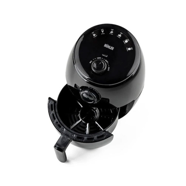 Фритюрник с горещ въздух MUHLER MFX-20P, 2.0 л, 1000W, Черен