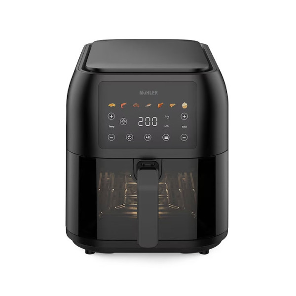 Фритюрник Airfryer Muhler MFX-815, 8L, Черен