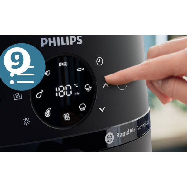 Фритюрник с горещ въздух AirFryer Philips NA220/00, 1500W, 4.2л