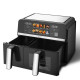 Фритюрник с горещ въздух Samus AF9DUO-S2600DW, 2600 W, 9L