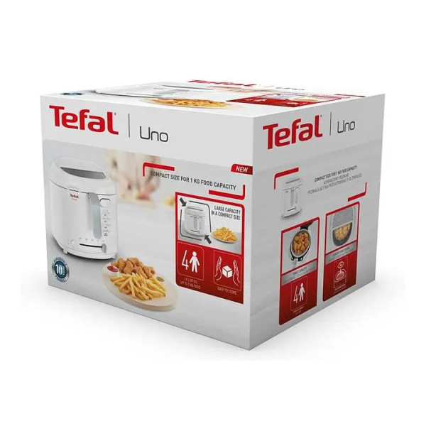 Фритюрник Tefal FF203130, 1.80L, бял