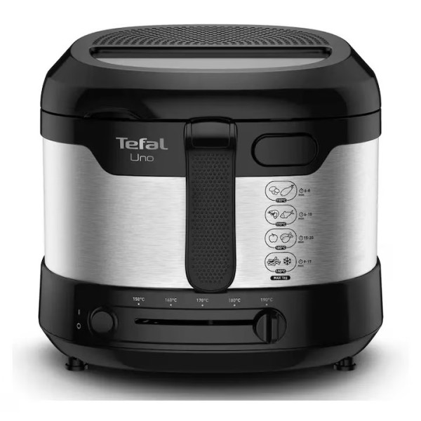 Фритюрник Tefal FF215D30 FRY UNO, 1.8L, Metal, черен