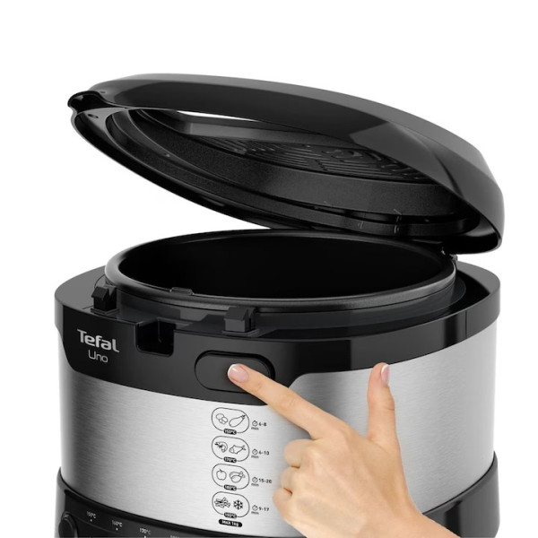 Фритюрник Tefal FF215D30 FRY UNO, 1.8L, Metal, черен