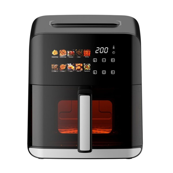 Фритюрник с горещ въздух Oliver Voltz OV51980CE, 4л, 1200W, черен