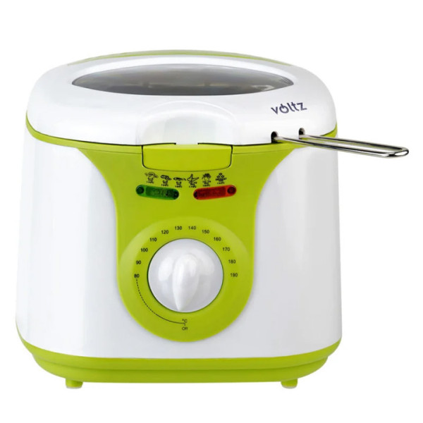 Фритюрник Voltz OV51980A,2л, бял/зелен