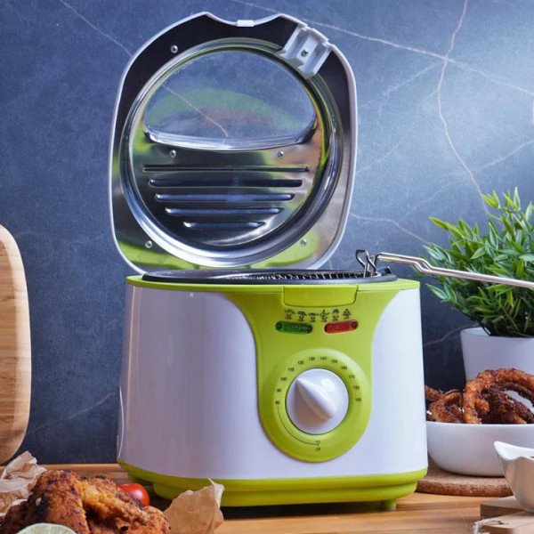 Фритюрник Voltz OV51980A,2л, бял/зелен