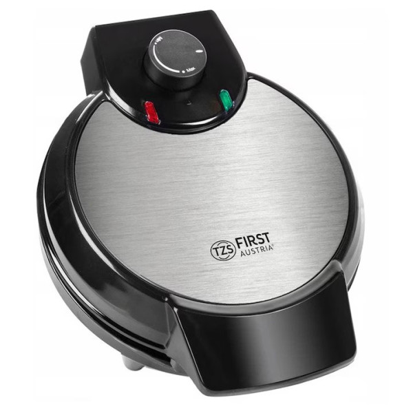 Гофретник First Austria FA-5300-1, 700W, Форми-сърце, Инокс/черен