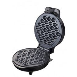 Гофретник за Bubble Waffle Rosberg R51442H, Черен