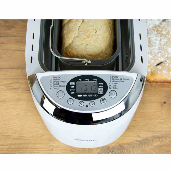 Хлебопекарна с две бъркалки First Austria FA-5152-3, бяла