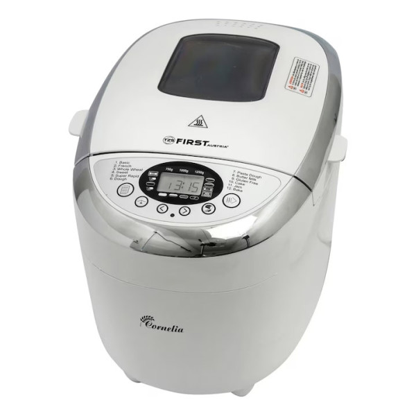 Хлебопекарна First Austria FA-5152-3, 850W, Бял