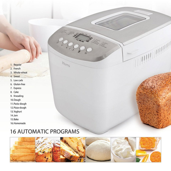 Хлебопекарна HOMA HBM-4922 Cadis, 2 бъркалки