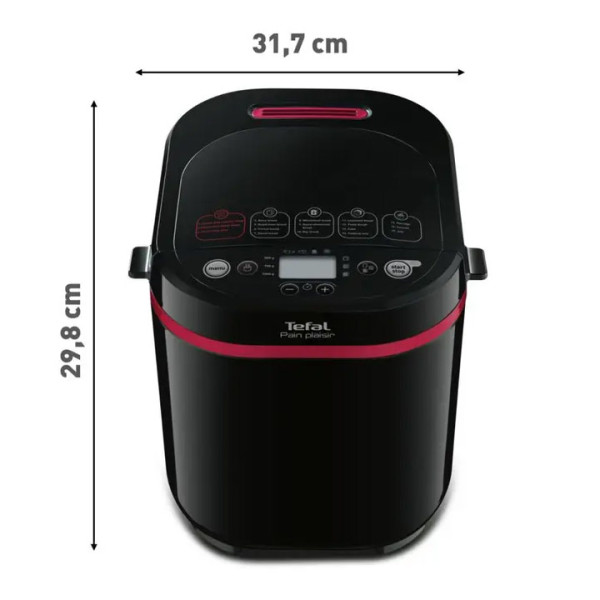 Хлебопекарна Tefal Pain Plaisir PF220, 17 програми, Черен